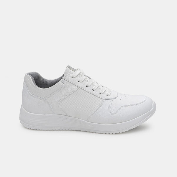 Zapatilla Escolar Casual JOSE-2601 Blanco Viale Homme Cuero