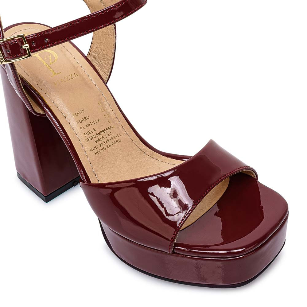 Sandalia D'orsay Casual KATHE-2611 Vino Piazza - Imagen 3