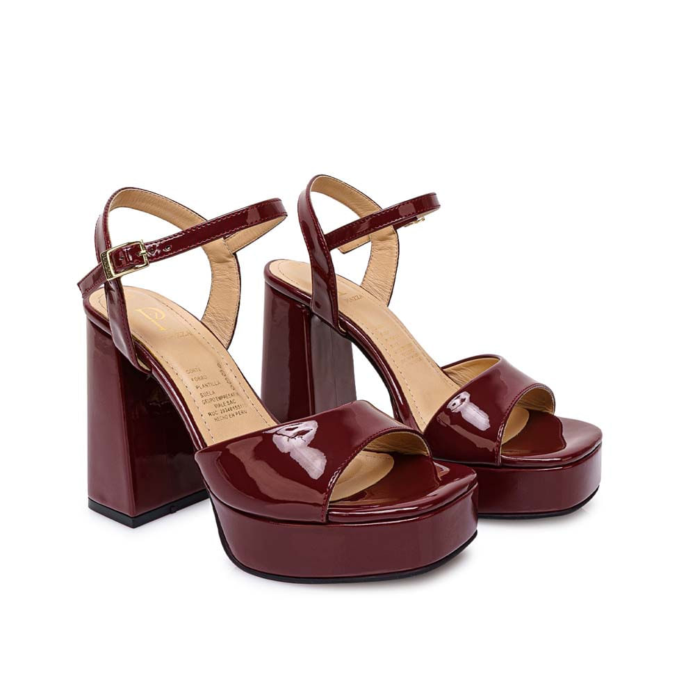 Sandalia D'orsay Casual KATHE-2611 Vino Piazza - Imagen 4