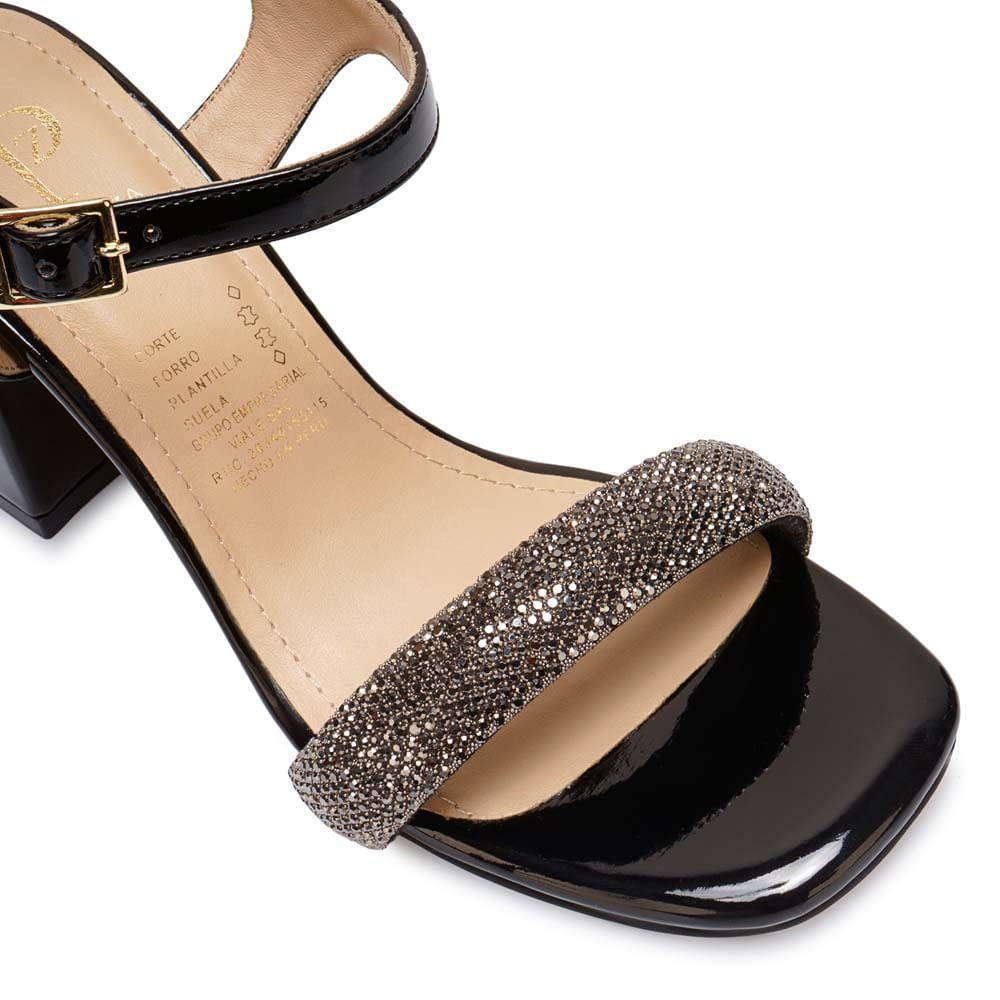 Sandalia D'orsay Casual KATHE-2614 Negro Piazza - Imagen 2
