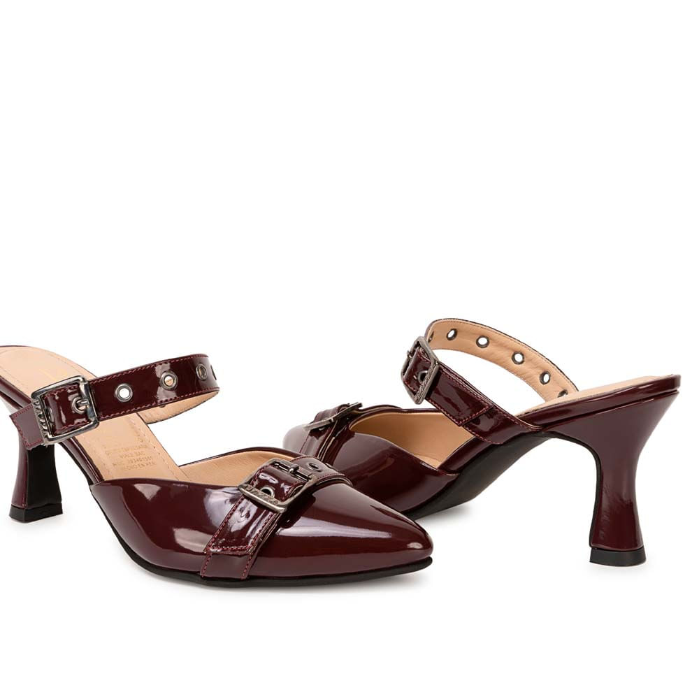 Zapato Stiletto Casual KATHE-2622 Vino Piazza - Imagen 3