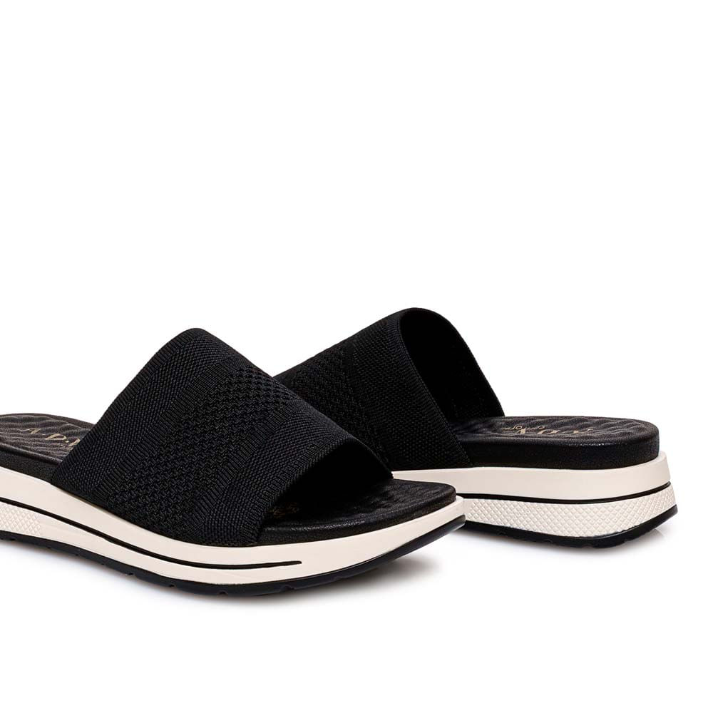 Sandalia Slide Casual LAU-2601 Negro ADV - Imagen 7