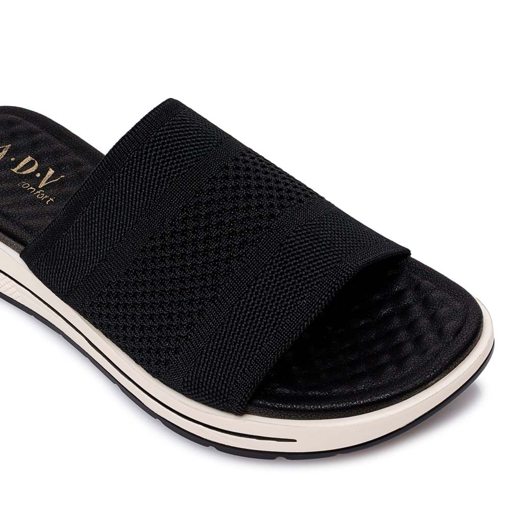 Sandalia Slide Casual LAU-2601 Negro ADV - Imagen 2