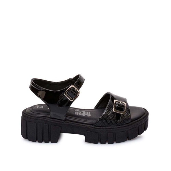 Sandalia D'Orsay Casual LIA-2602 Negro Piazza Kids