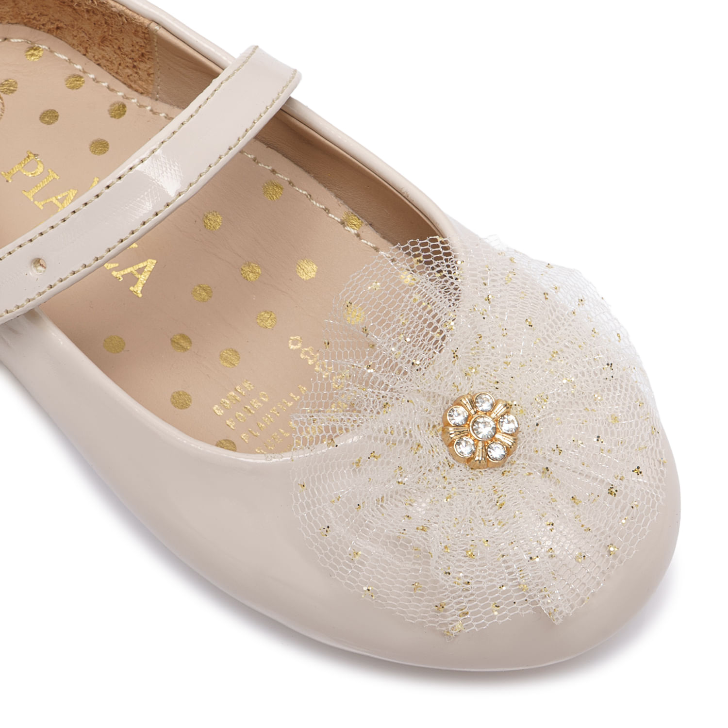 Zapato Ballerina Casual MADIS-2612 Hueso Piazza Kids - Imagen 3