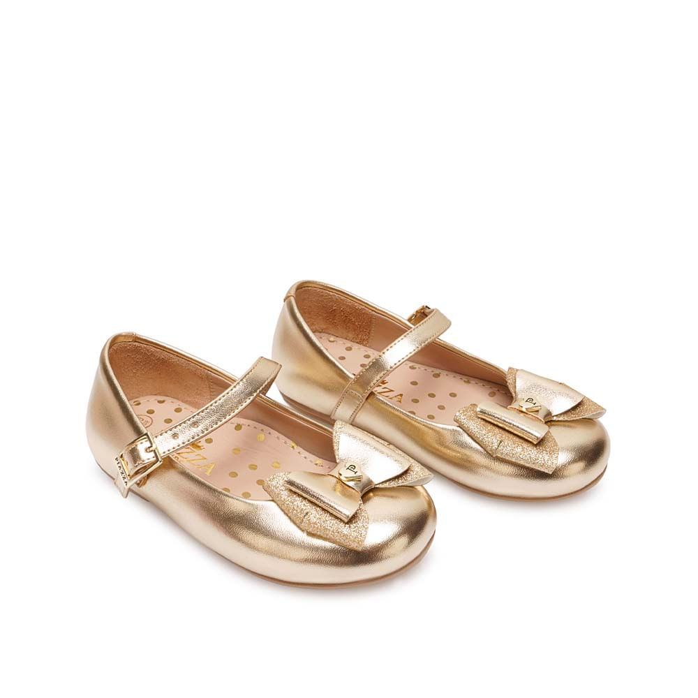 Zapato Ballerina Casual MADIS-2615 Dorado Piazza Kids - Imagen 4