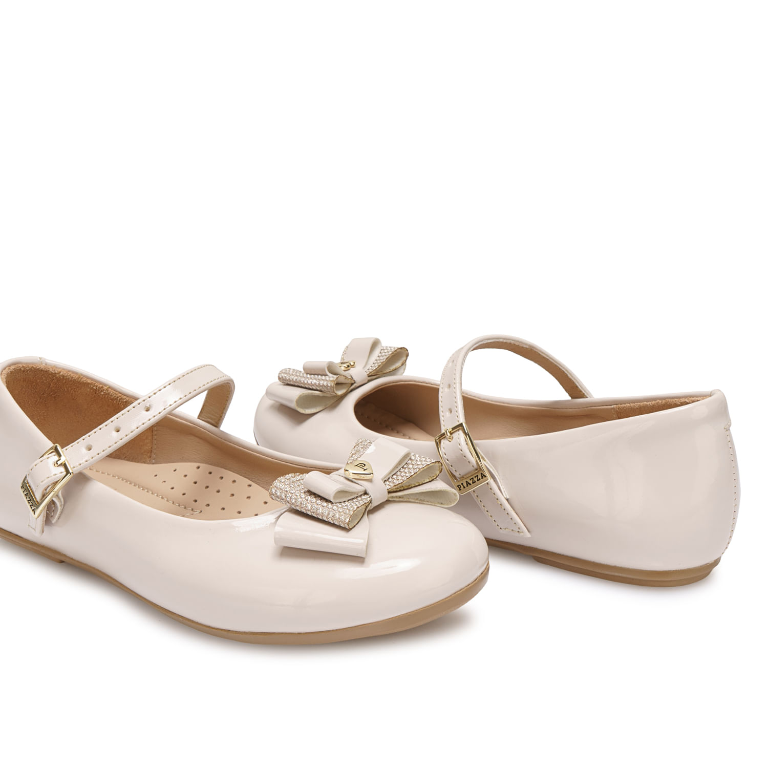 Zapato Ballerina Casual MADIS-2619 Hueso Piazza Kids - Imagen 2