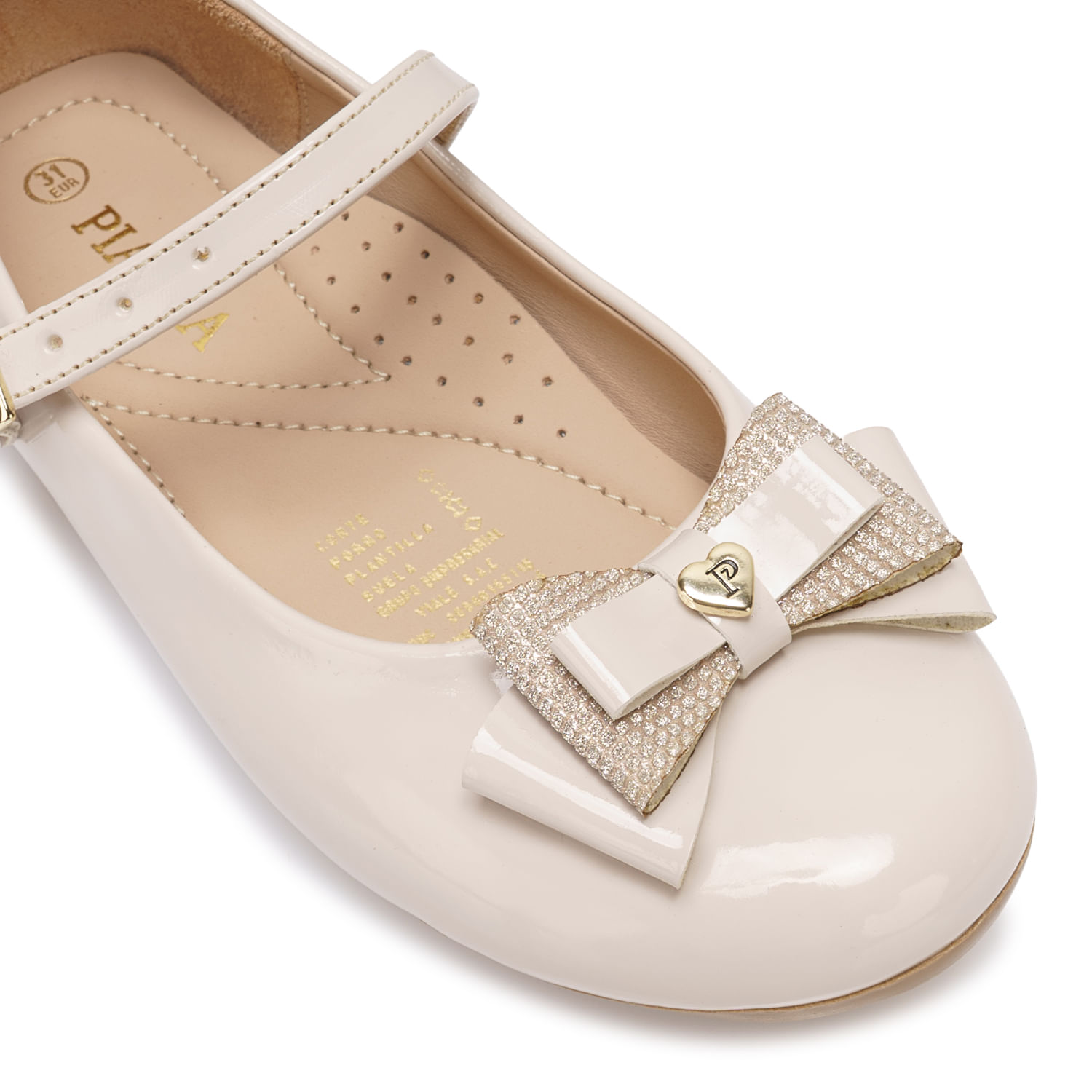 Zapato Ballerina Casual MADIS-2619 Hueso Piazza Kids - Imagen 11