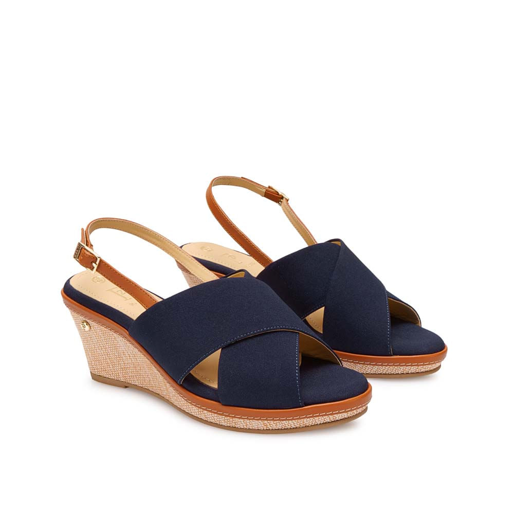 Sandalia D'orsay Casual MARC-2608 Azul Piazza - Imagen 4
