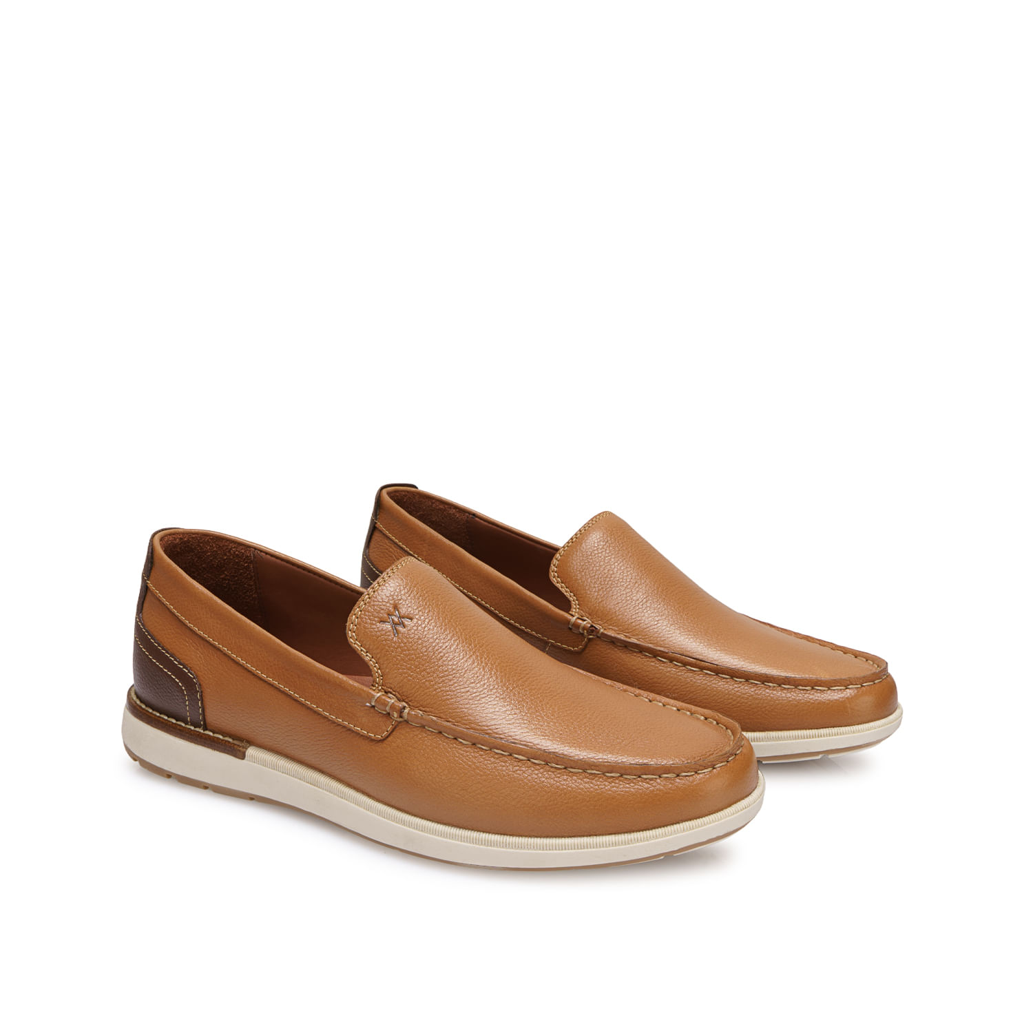 Zapato Mocasín Casual MATEO-2605 Habano Viale Homme Cuero - Imagen 4