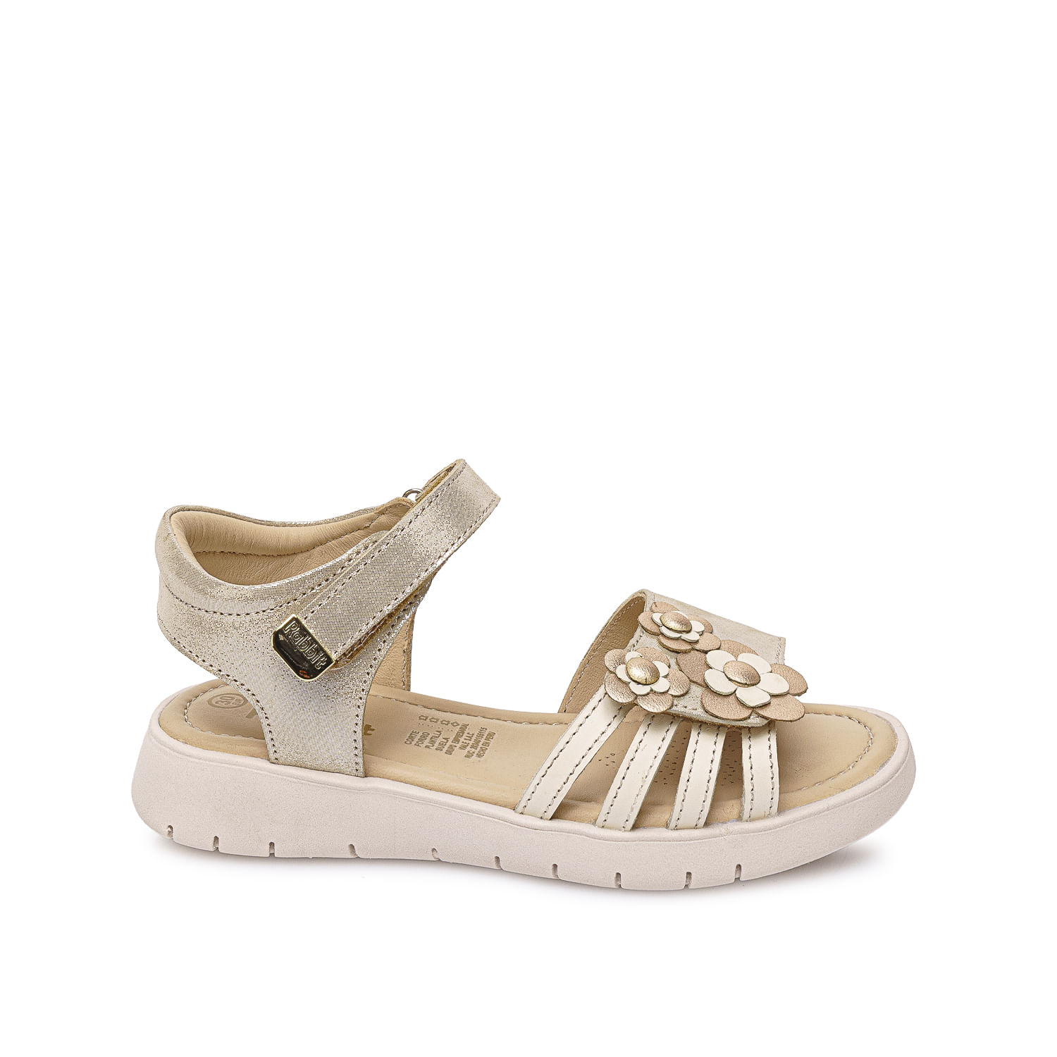 Sandalia D'orsay Casual MIA-2608 Dor/Hues Rabbit Cuero