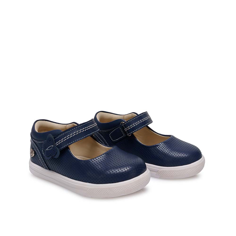 Zapato Maryjane Casual MIA-2616 Azul Rabbit Cuero - Imagen 4