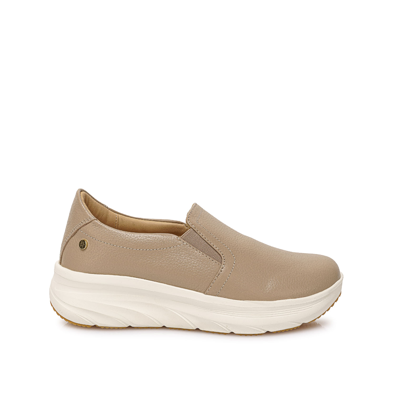 Zapato Slip On Casual REC-2507 Vainilla Viale Cuero - Imagen 9
