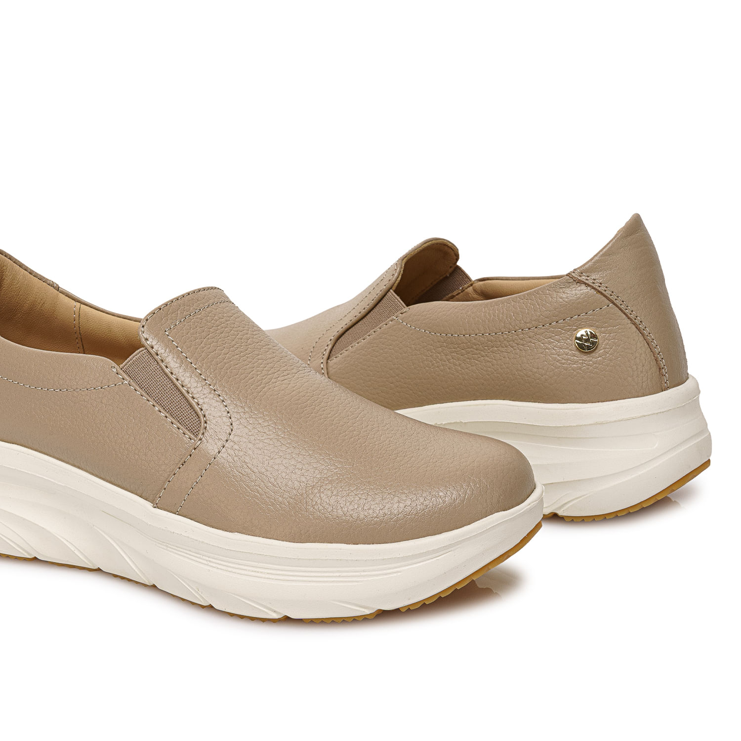 Zapato Slip On Casual REC-2507 Vainilla Viale Cuero - Imagen 10