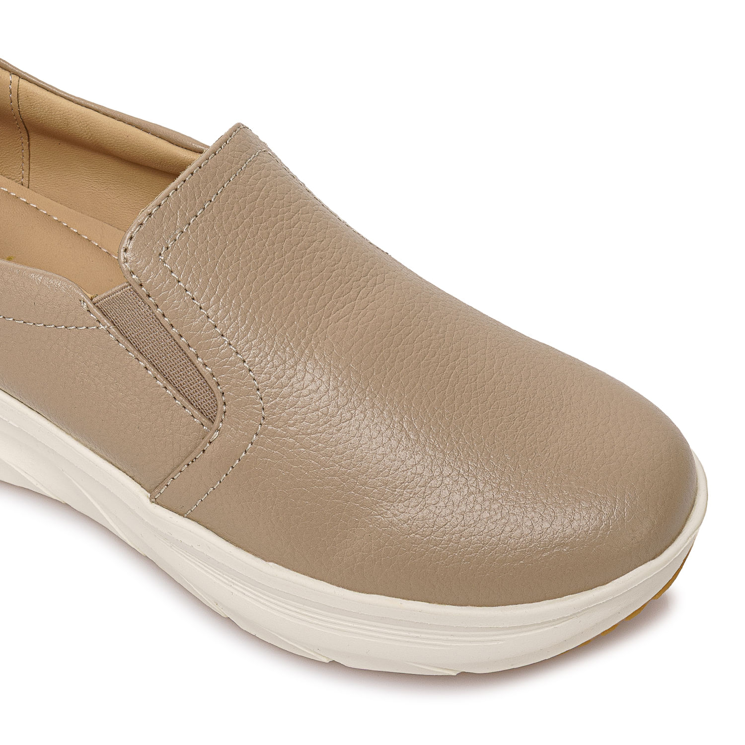 Zapato Slip On Casual REC-2507 Vainilla Viale Cuero - Imagen 11