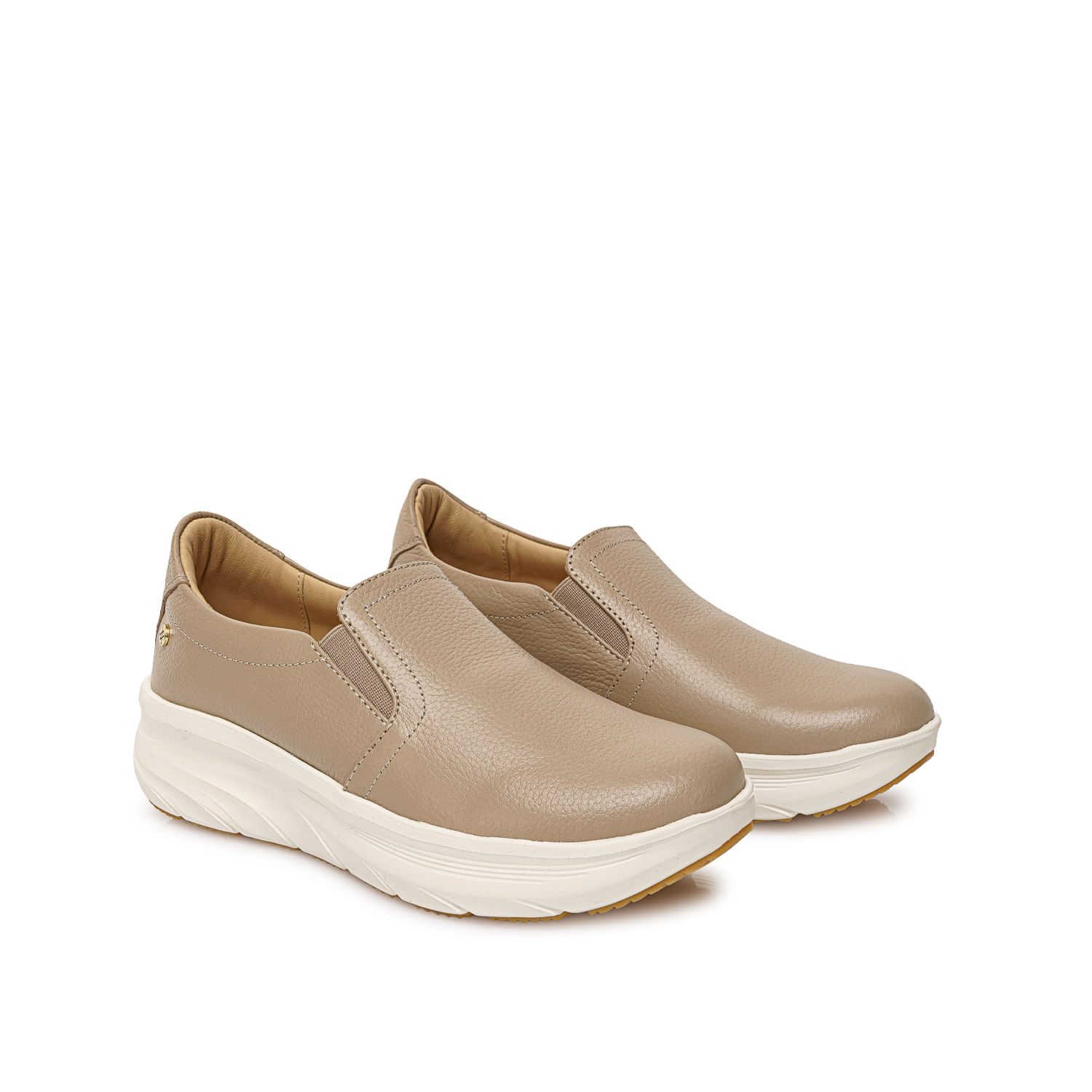 Zapato Slip On Casual REC-2507 Vainilla Viale Cuero - Imagen 12