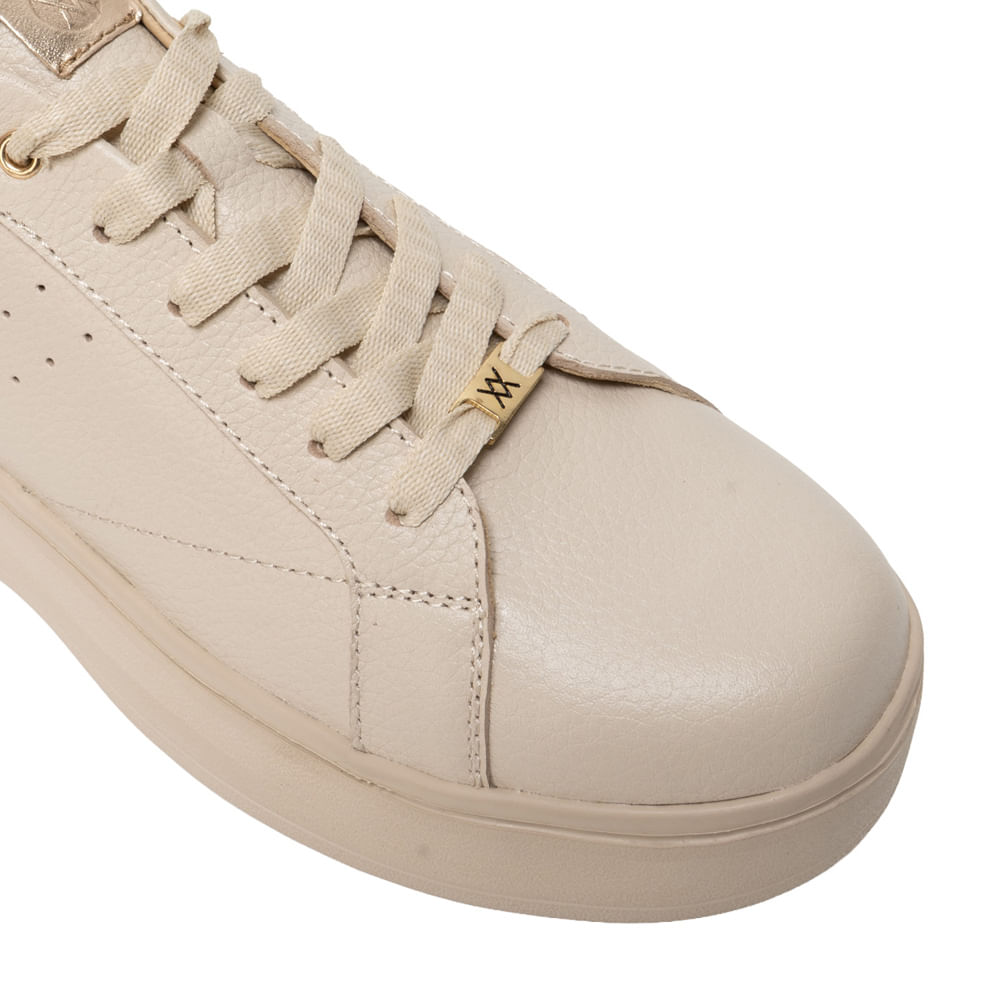 Zapatilla Casual REC-2515 Vainilla Viale Cuero - Imagen 2