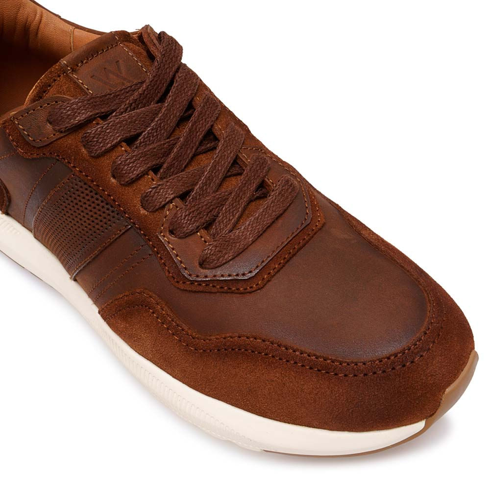 Zapatilla Casual RICARDO-2607 Castaño Viale Homme Cuero - Imagen 2