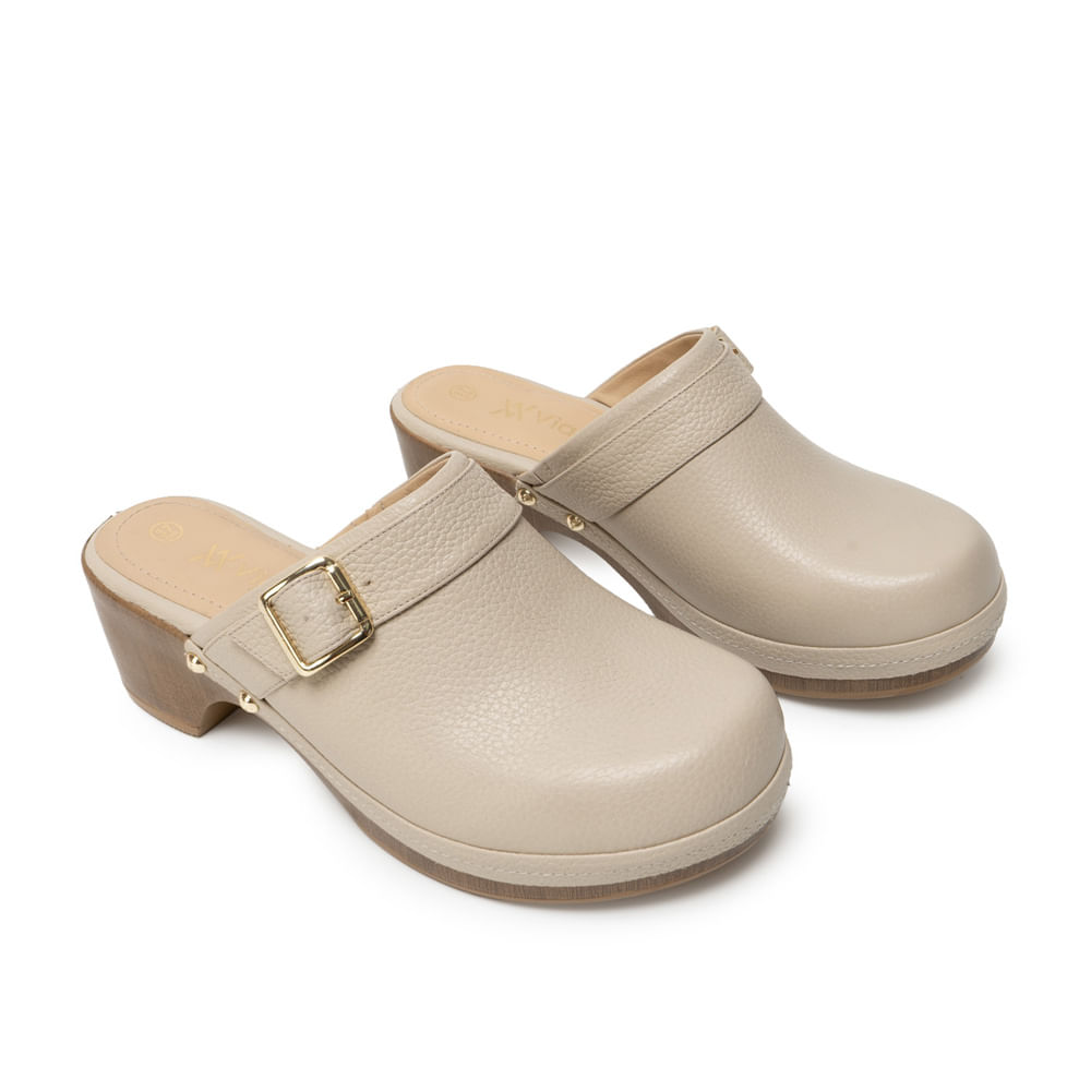 Zapato Sueco Casual SOFI-2631 Vainilla Viale Cuero - Imagen 12