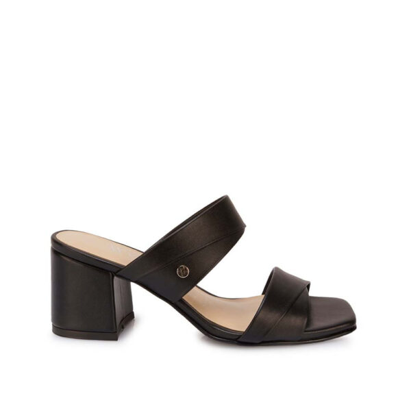 Sandalia Strap Casual TATI-2602 Negro Viale Cuero