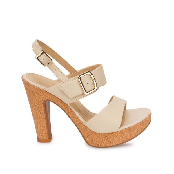 Sandalia Strap Casual TATI-2606 Vainilla Viale Cuero