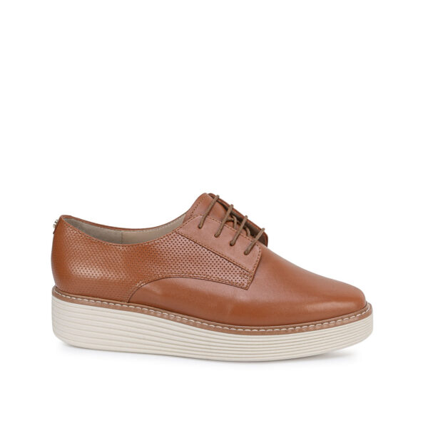 Zapato Oxford Casual TATI-2631 Natural Viale Cuero