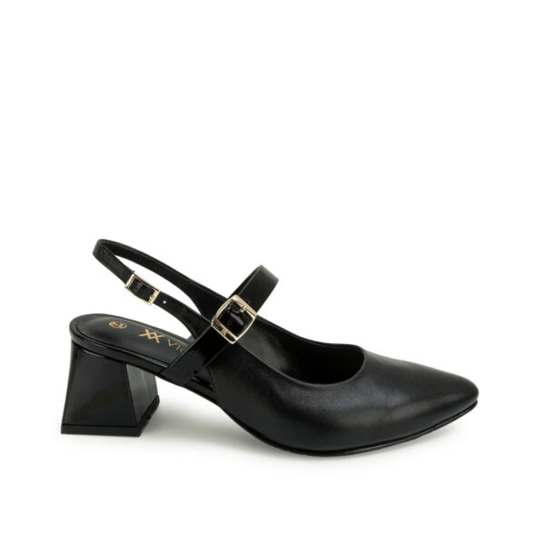 Zapato Stiletto Vestir TATI-2660 Negro Viale Cuero