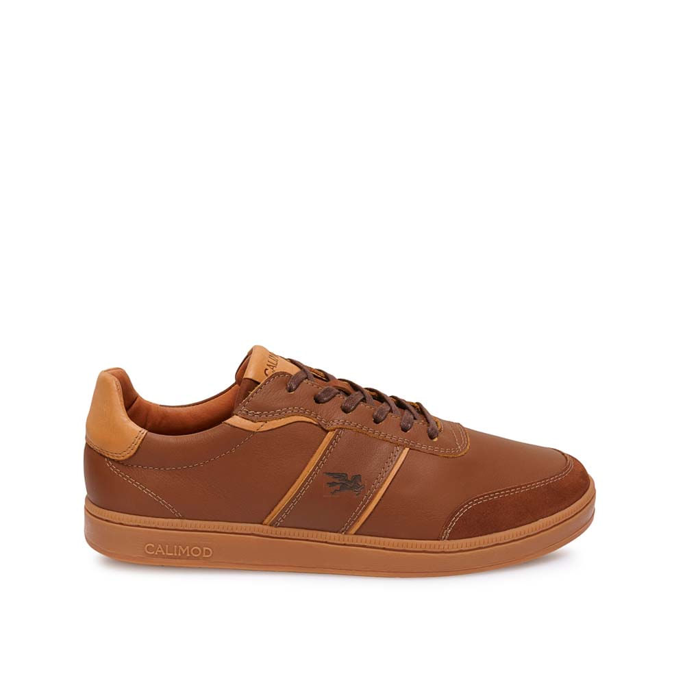 Zapatilla Casual UIS-001 Tan Calimod Cuero - Imagen 5