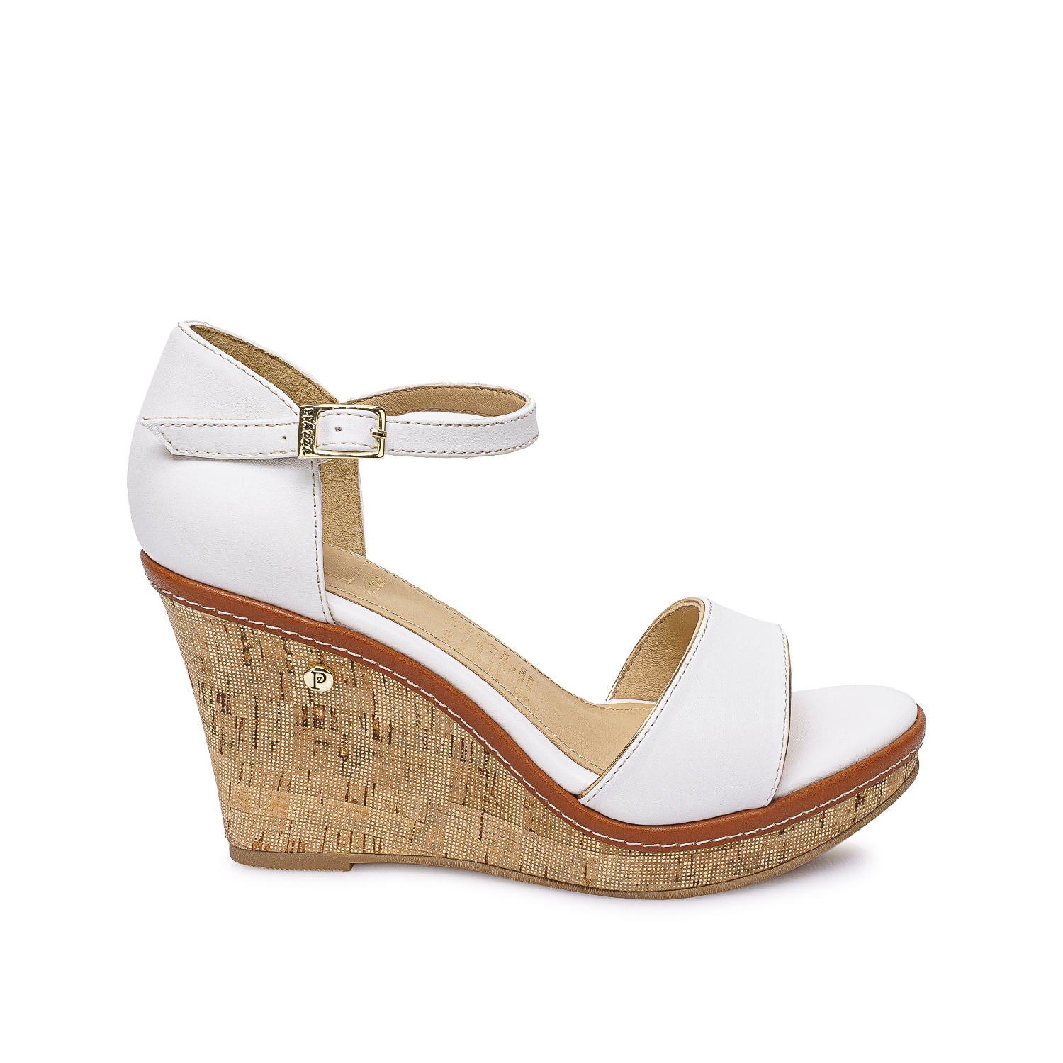 Sandalia D'Orsay Casual WAL-2606 Blanco Piazza - Imagen 9