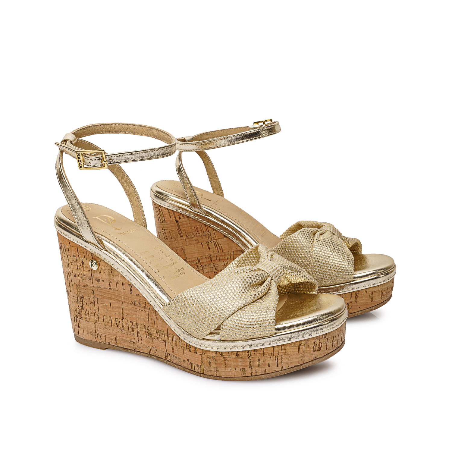 Sandalia D'orsay Casual WAL-2625 Dorado Piazza - Imagen 8