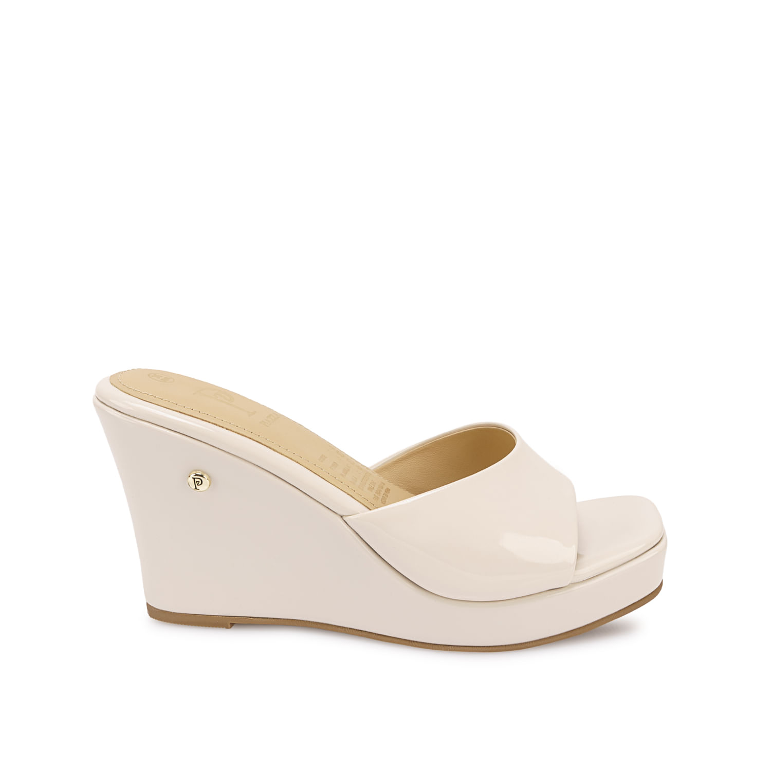 Sandalia Slide Casual WAL-2631 Hueso Piazza