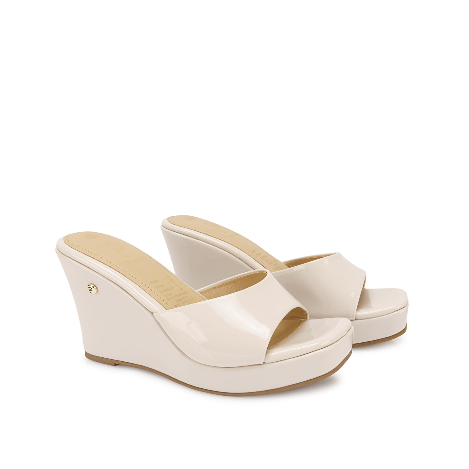 Sandalia Slide Casual WAL-2631 Hueso Piazza - Imagen 4