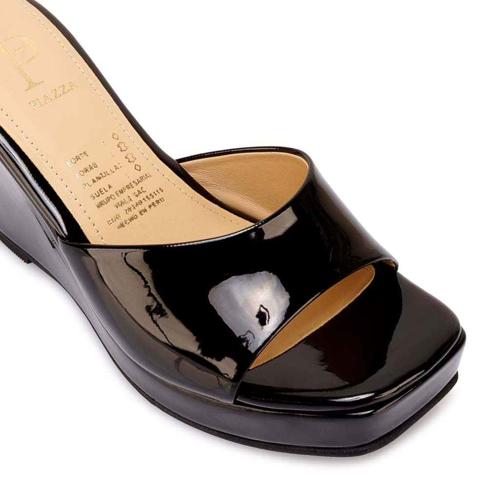 Sandalia Slide Casual WAL-2631 Negro Piazza - Imagen 2
