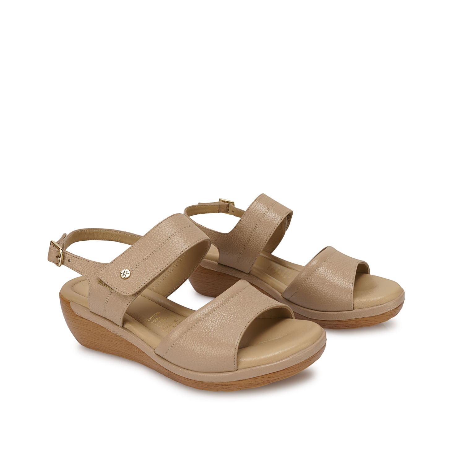 Sandalia D'orsay Casual WIL-2602 Avena Viale Cuero - Imagen 12