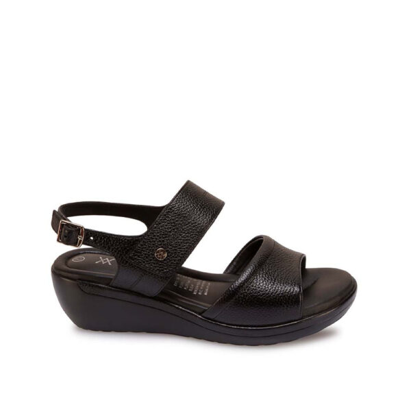 Sandalia D'orsay Casual WIL-2602 Negro Viale Cuero