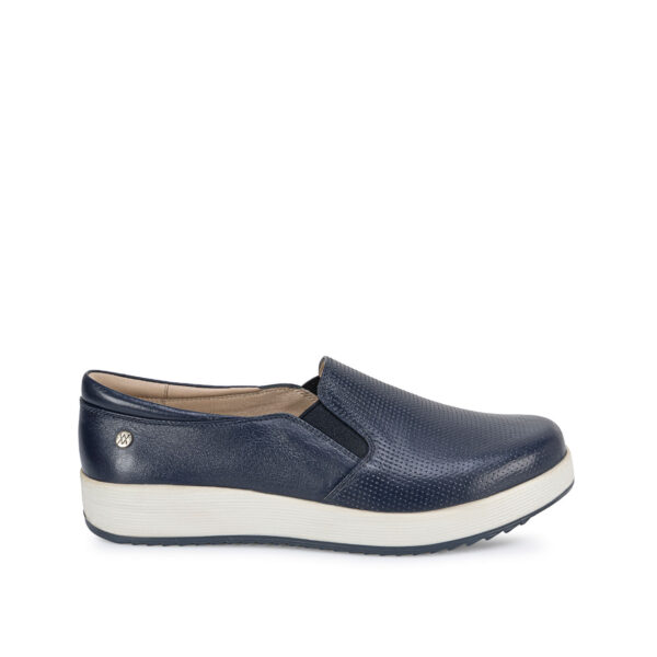 Zapato Derby Casual WIL-2623 Azul Viale Cuero
