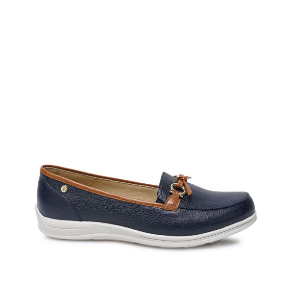 Zapato Mocasín Casual WIL-2628 Patriot Blue Viale Cuero