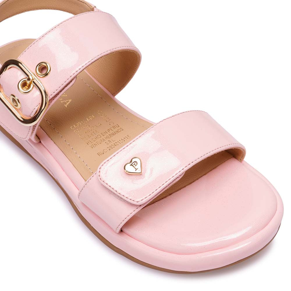 Sandalia D'orsay Casual YADIRA-2607 Rosa Piazza Kids - Imagen 2