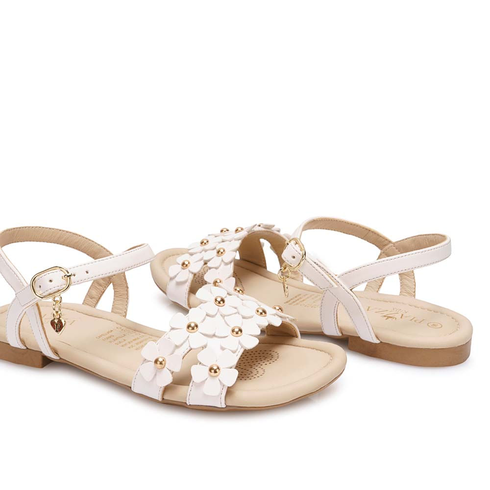 Sandalia D'orsay Casual YADIRA-2611 Blanco Piazza Kids - Imagen 3