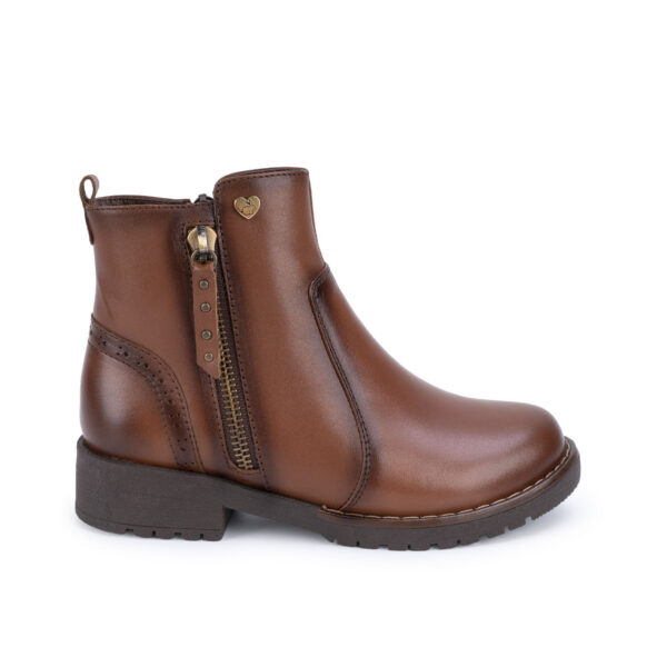 Botin Casual YADIRA-2619 Toffe Rabbit Cuero