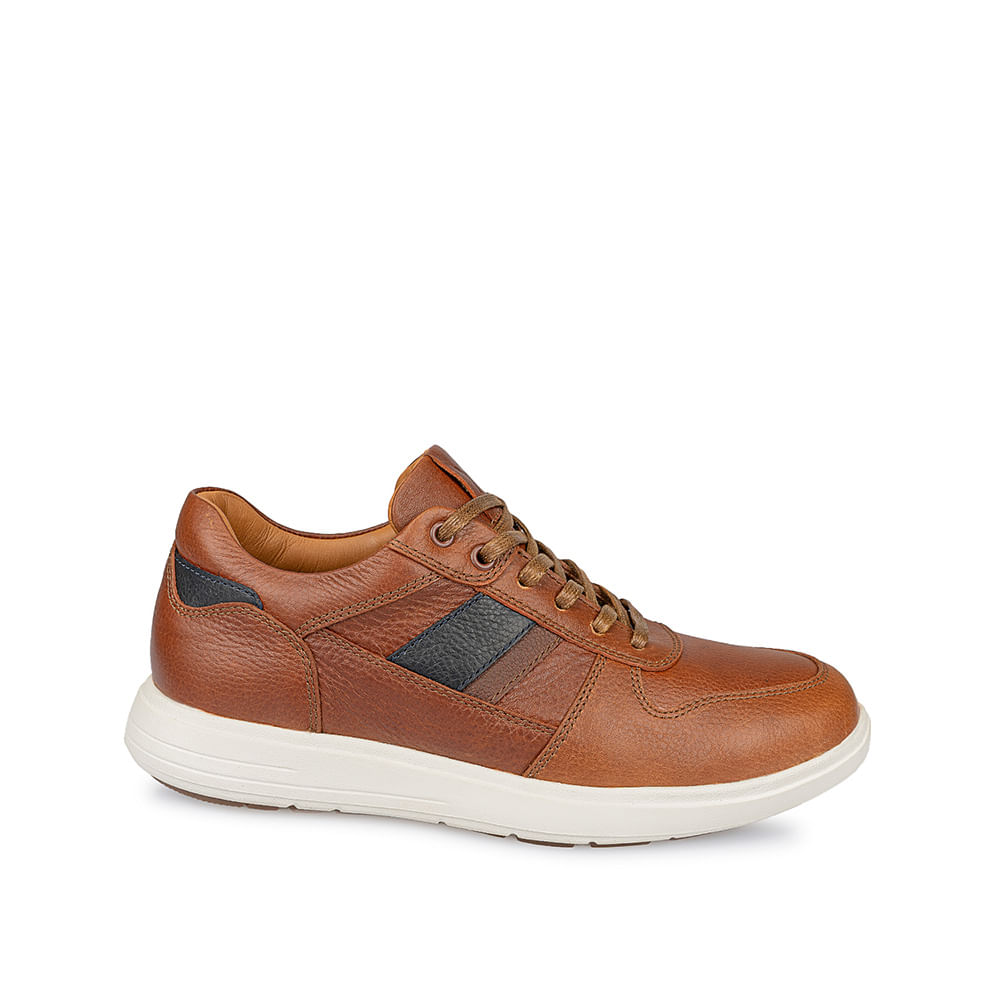 Zapatilla Casual RICARDO-031 Natural Viale Homme Cuero - Imagen 5