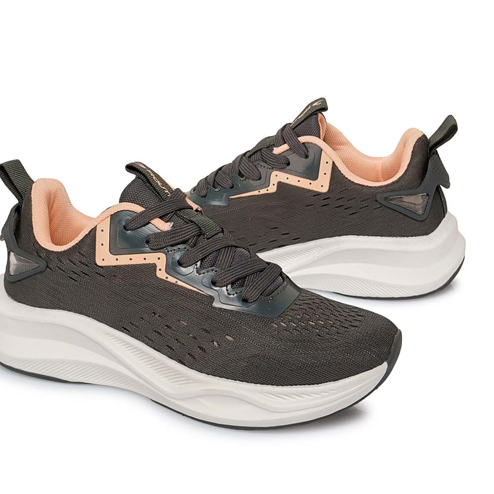 Zapatilla Casual ELA-2506 Gris/Melon Routt - Imagen 7