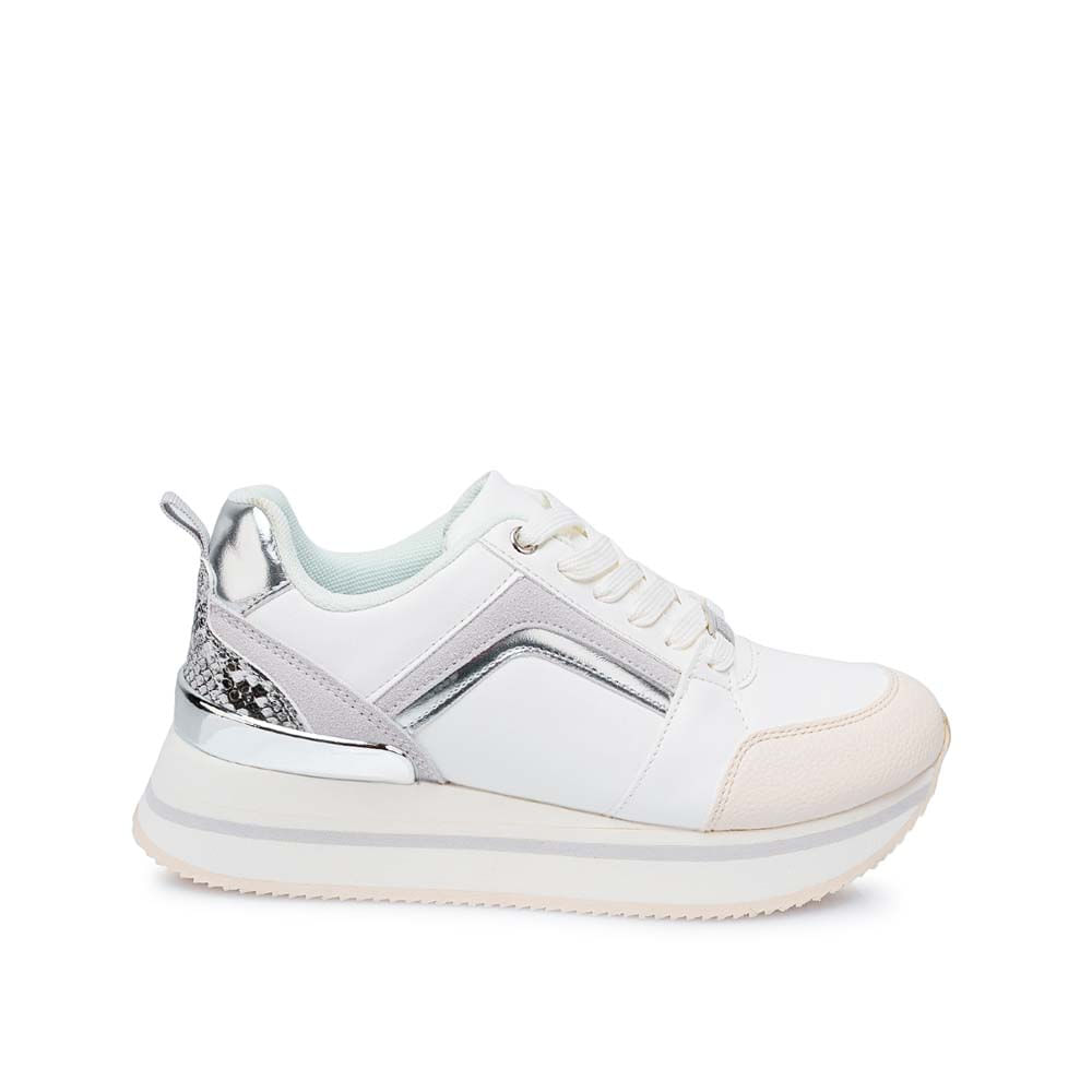 Zapatilla Casual VALE-2505 Blanco/Gris ADV - Imagen 5