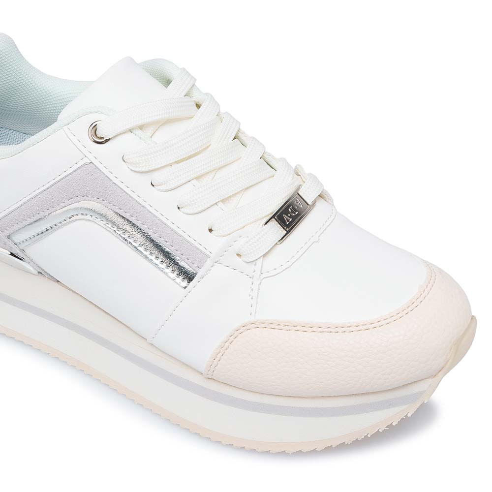 Zapatilla Casual VALE-2505 Blanco/Gris ADV - Imagen 3