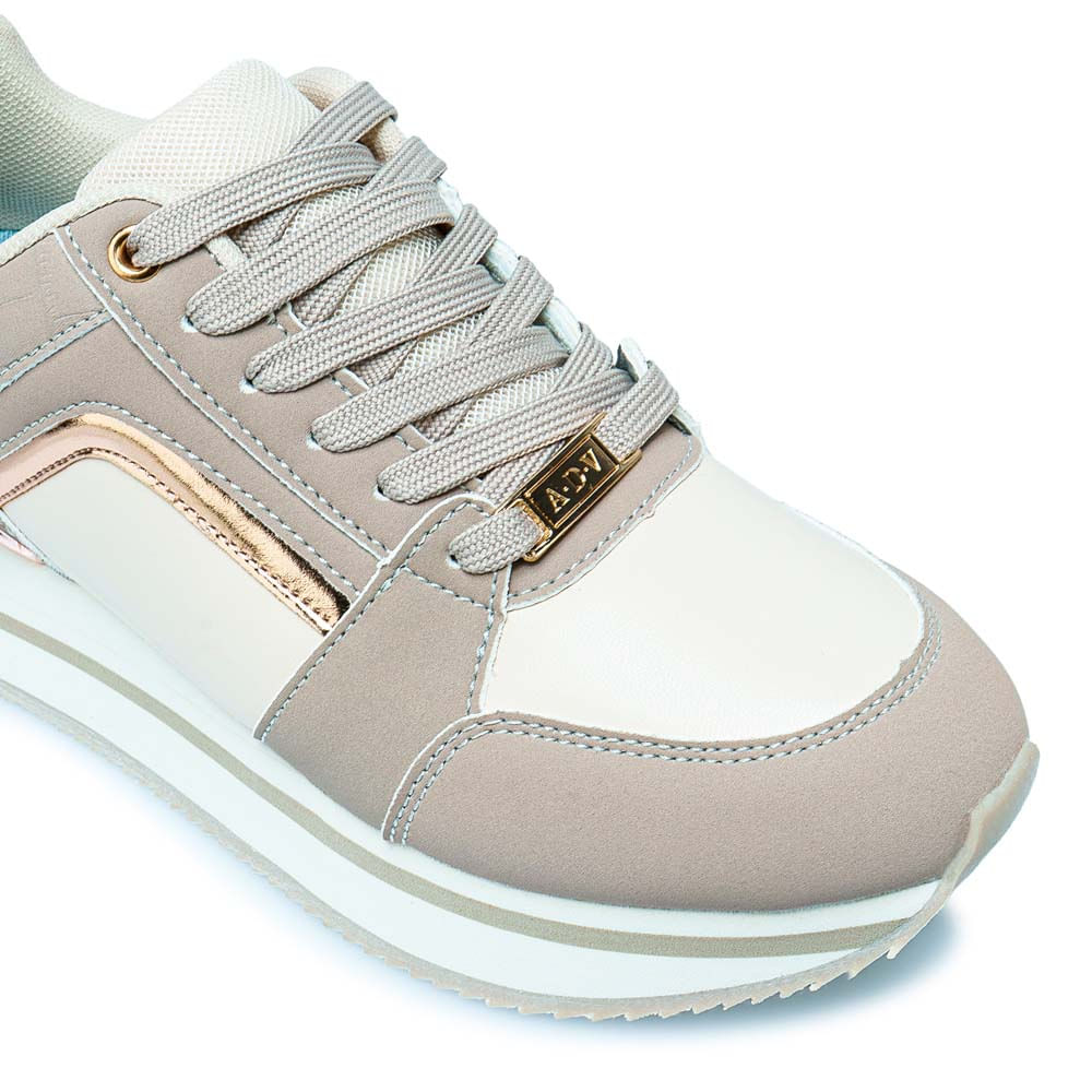 Zapatilla Casual VALE-2505 Tau/Oro Ro ADV - Imagen 3
