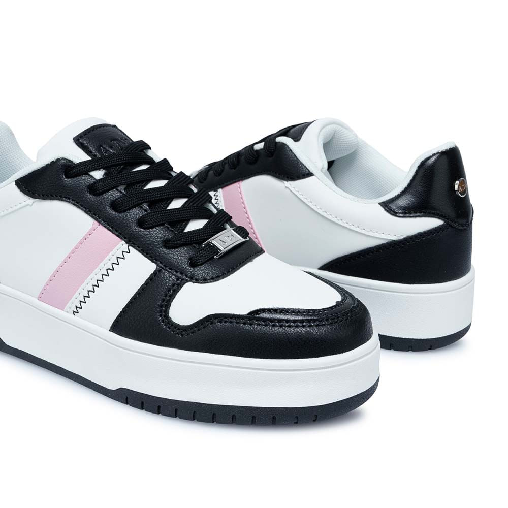 Zapatilla Casual VALE-2510 Blanco/Negro ADV - Imagen 11