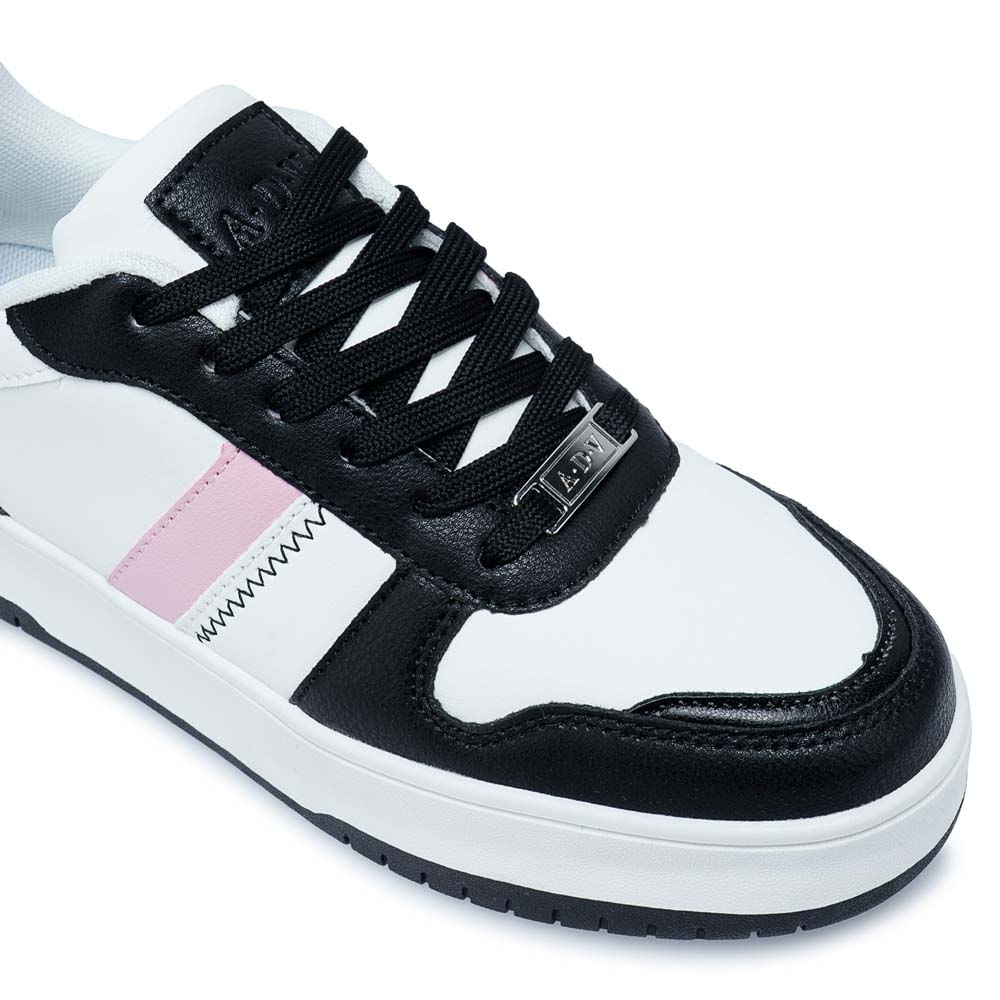 Zapatilla Casual VALE-2510 Blanco/Negro ADV - Imagen 18