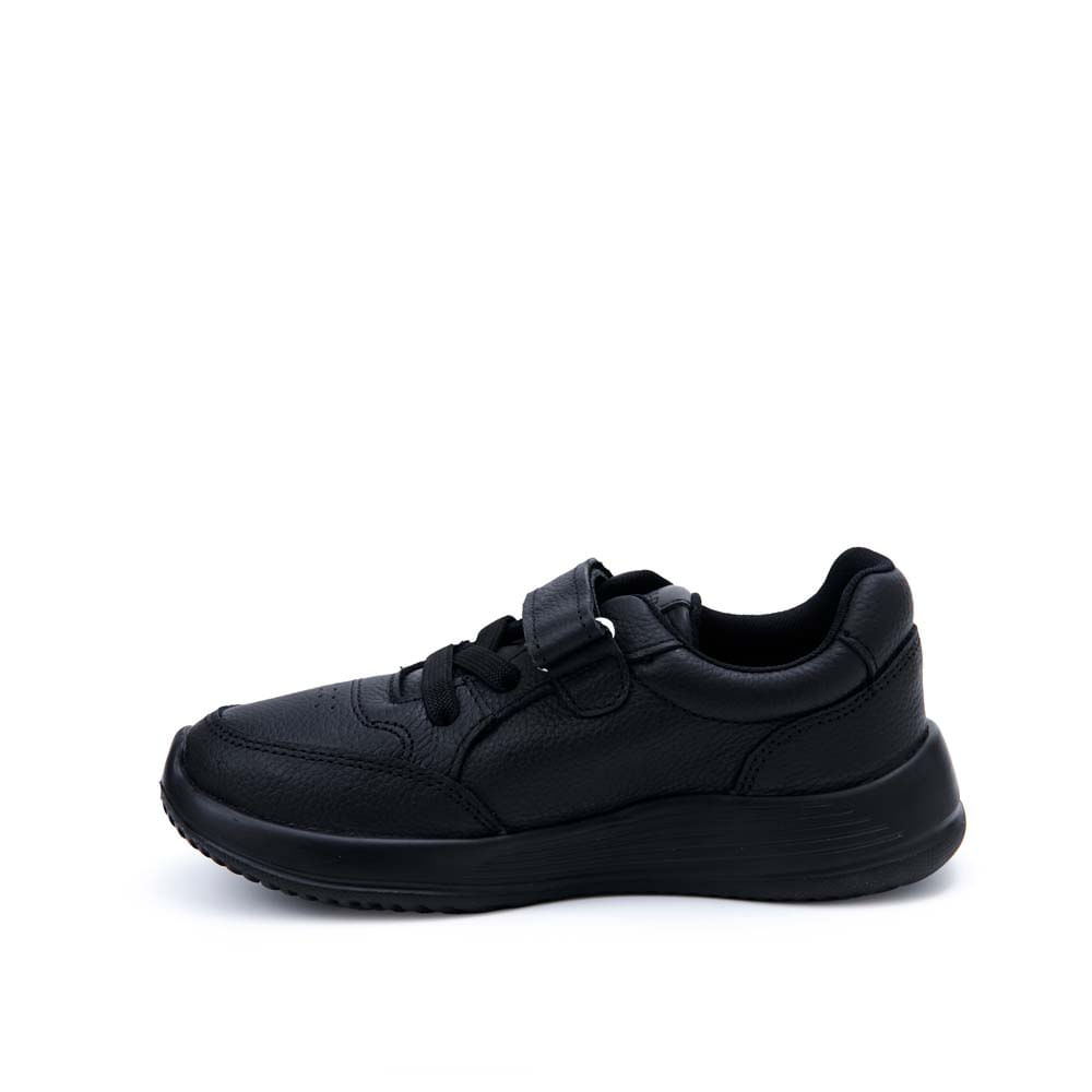 Zapatilla Escolar Casual ALEX-055 Negro Rabbit Cuero - Imagen 2