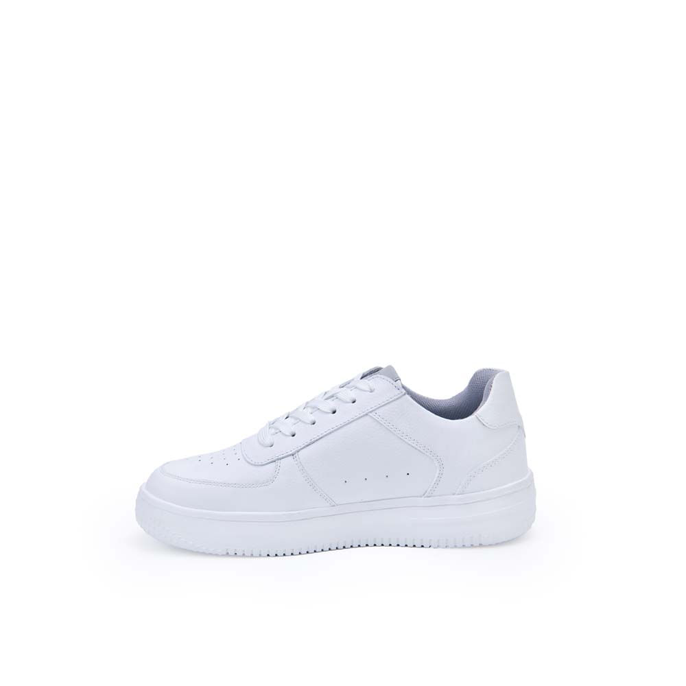 Zapatilla Escolar Casual JOSE-2515 Blanco Rabbit Cuero - Imagen 2