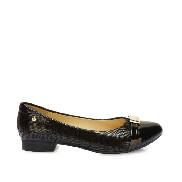 Zapato Ballerina Casual ECO-2521 Negro Viale Cuero